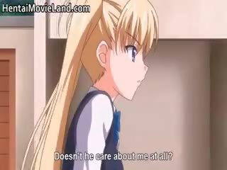 Nešvarus ištvirkęs blondinė didelis boobed anime mažutė part5